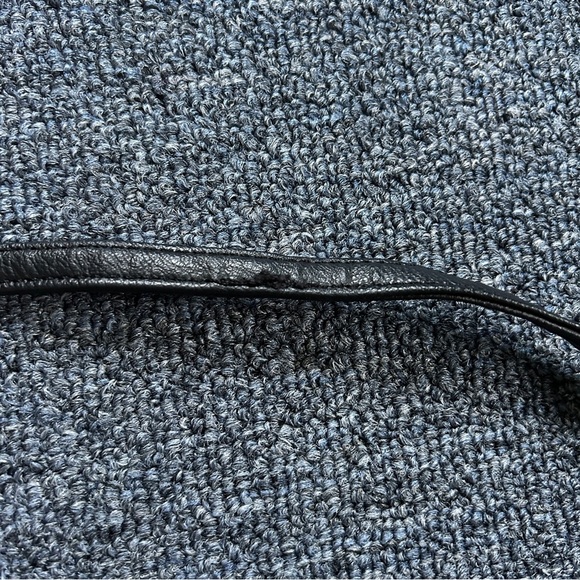 Nine West Black Beige Tweed Faux Leather Strap Crossbody Handbag - Picture 10 of 14